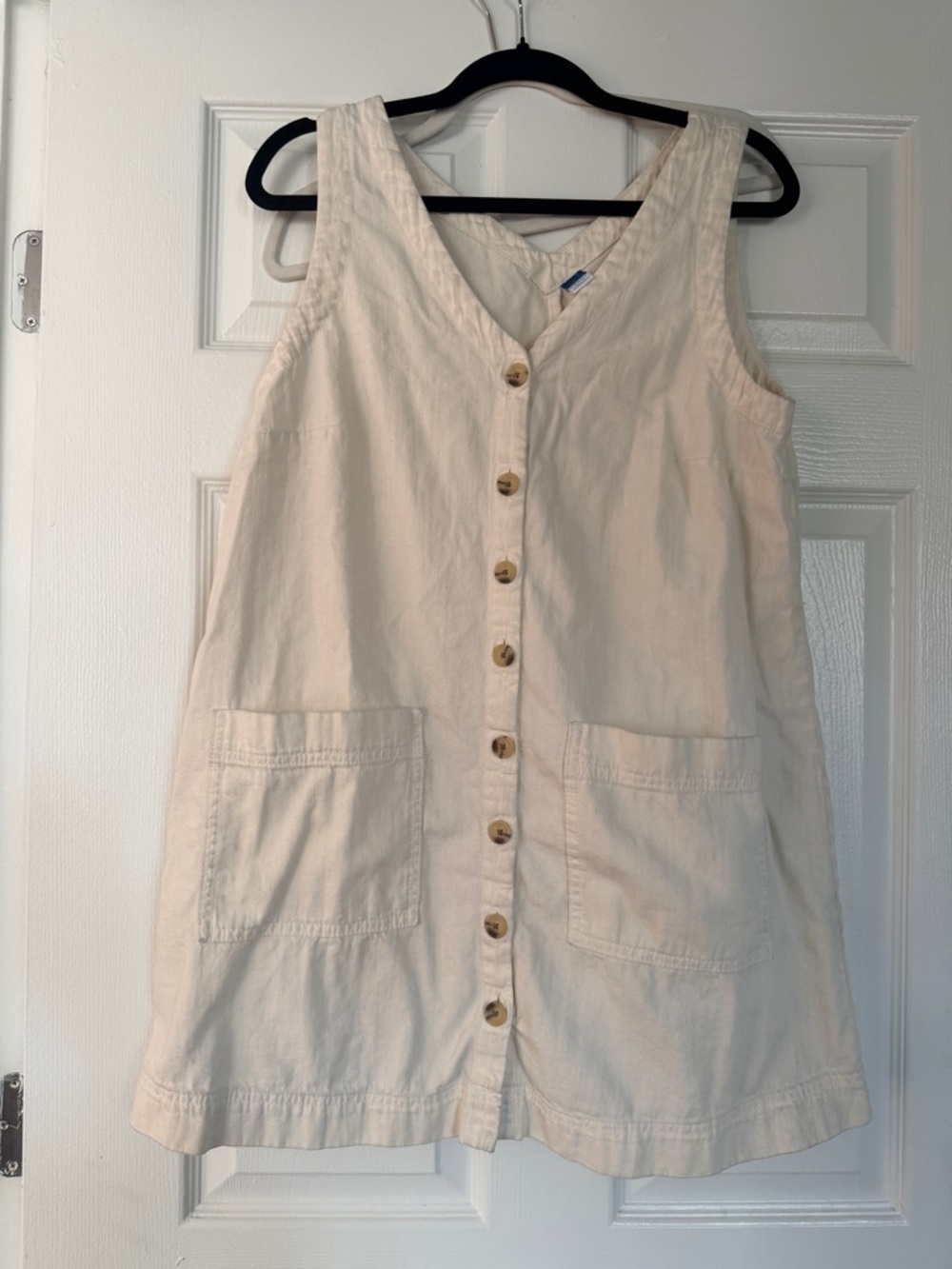 Old Navy Cream/Blue Casual dress
